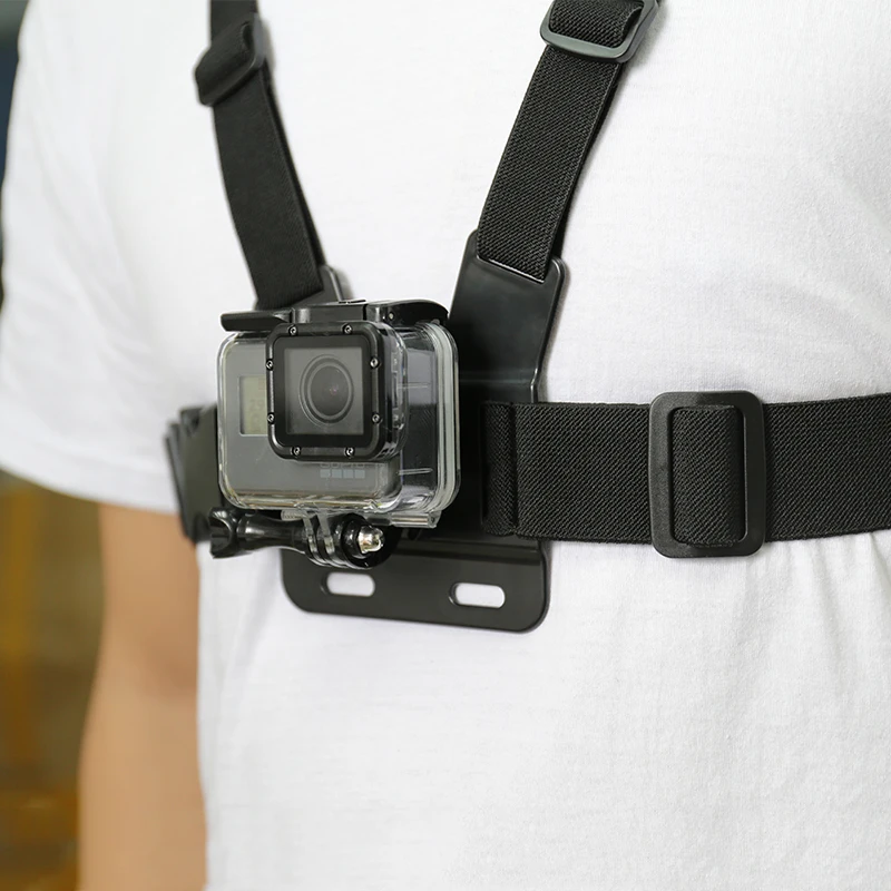 Adjustable Phone Clip Holder with Gopro Chest Belt/ Head Strap for iPhone Samsung Huawei xiaomi smartphone for Outdoor Sports