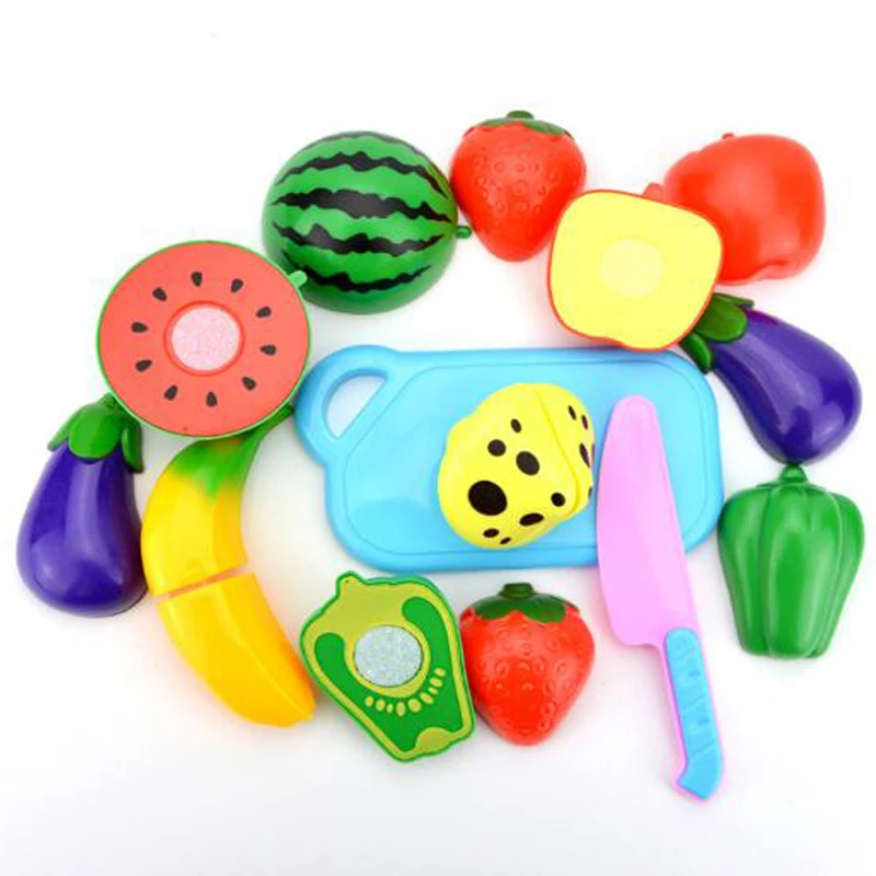 KAWO Kids Pretend Role Play Kitchen Fruit Vegetable Babies Funny Lovely