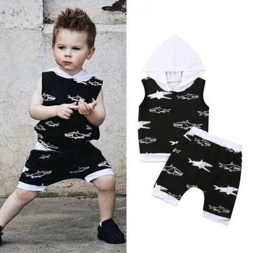 Summer Boys Clothing Newborn Toddler Kid Baby Boy Outfit Sleeveless