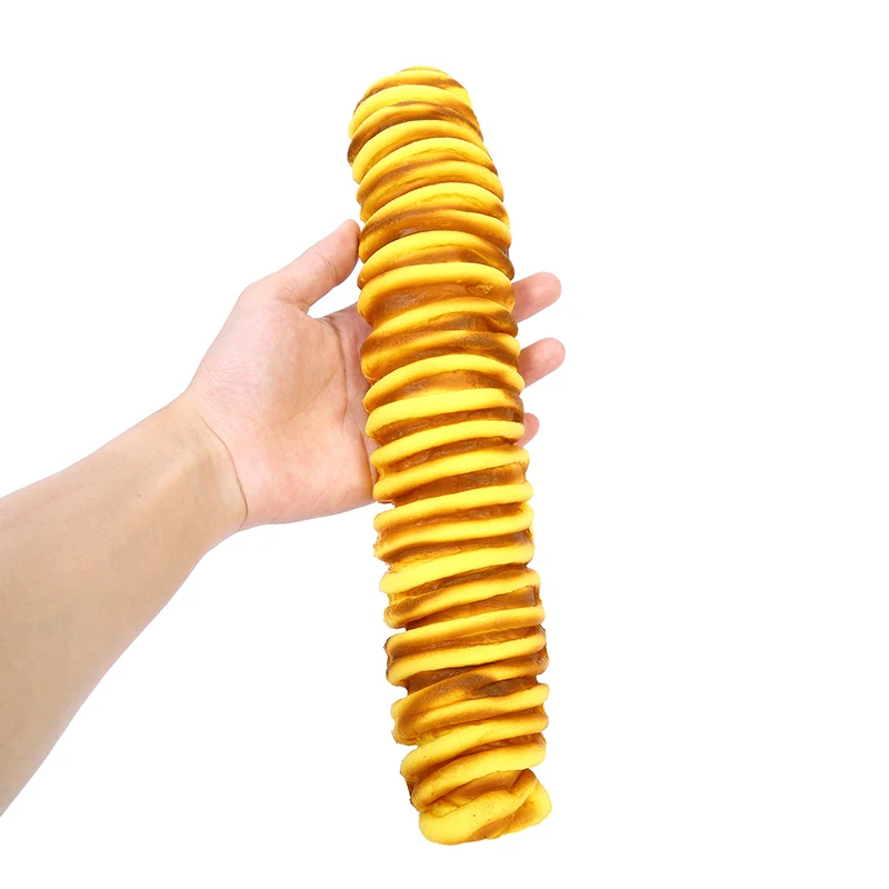 Squishy Antistress Gadgets Simulation Caterpillar Bread Slow Rising Squeeze Funny Stress Reliever Toy Keychain Fun Kids Toy