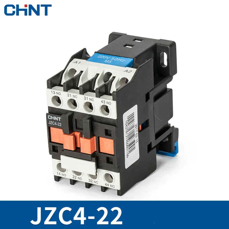 

CHINT Relay Contact Type Relay JZC4-22 Middle Relay AC220V 2 Open 2 Close