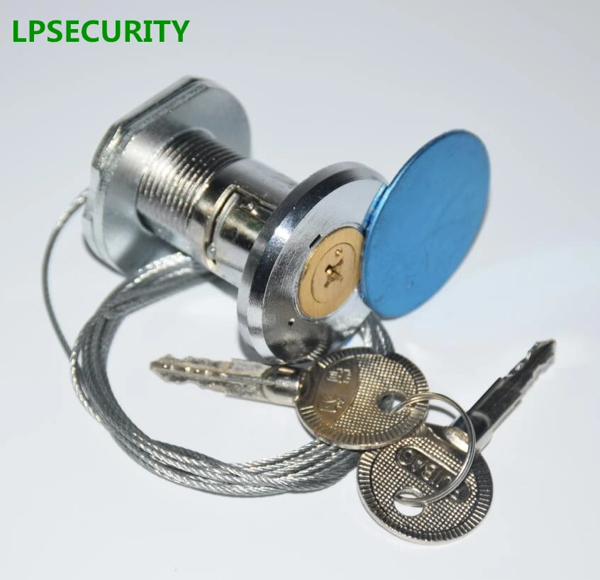 Замок для гаражных ворот LPSECURITY аварийный замок дверей с 2 ключами подвижный