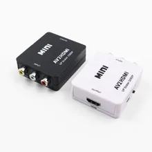 AV2HDMI мини композитный AV CVBS RCA 3RCA к HDMI видео адаптер конвертер HD 720 P 1080 P до масштабирования видео конвертер Connector O3