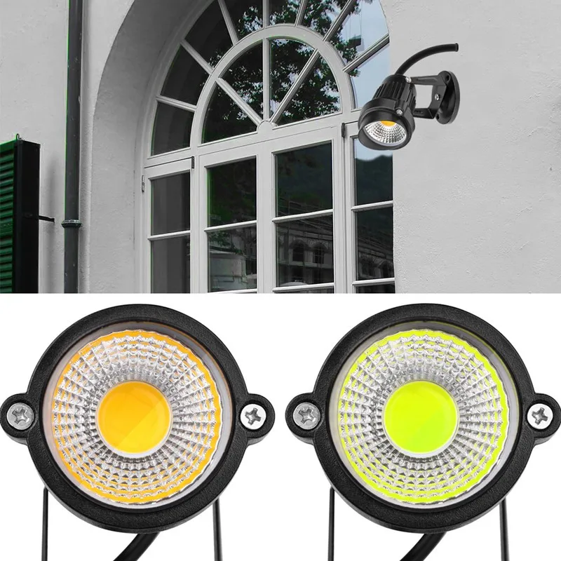 2Pcs-Bright-Outdoor-Landscape-LED-Light-Mini-Lawn-Light-Lamp-110V-220V-with-Cap-for-Garden