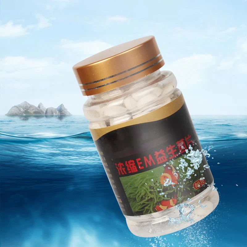 80g/Bottle bacterium Capsule For Fish Tank Pond Cleaning Water Probiotics Bio-Nitrobacteria Capsule For Aquarium Water Cleaning