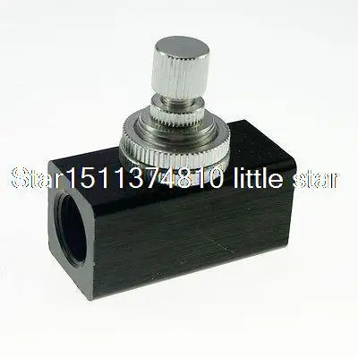 

1 PCS RE-02 1/4" BSPT Pneumatic Air Flow Speed Control Valve Throttle Valve