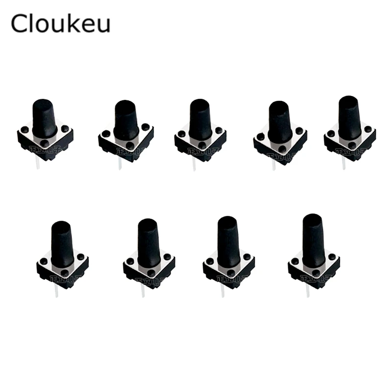 

50Pcs 6*6*12mm Middle 2Pin Touch switch 6x6x12 Micro button switch