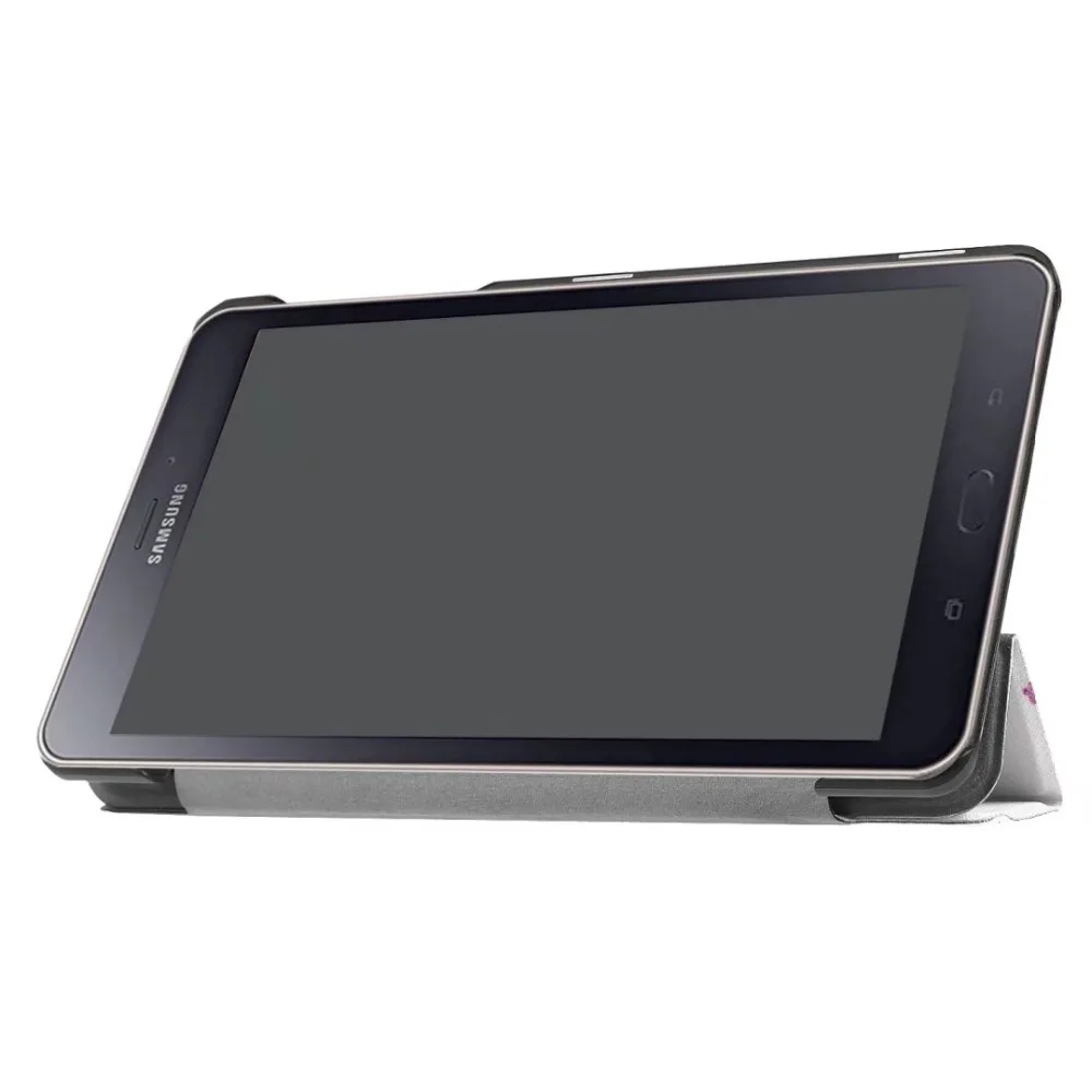 Чехол для Samsung Galaxy Tab A 8,0 T380 T385 8,0 дюймов чехол для планшета из искусственной кожи раскладной флип-чехол с подставкой