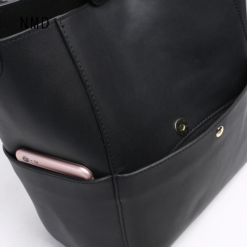 NMD Высококачественная кожаная женская сумка через плечо, женская сумка через плечо, известный бренд, дизайнерская женская сумка, большие сумки с верхней ручкой