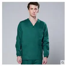 Pet больницы и клиники человек скрабы медицинская одежда с длинным рукавом, массажные тапочки, домашняя обувь