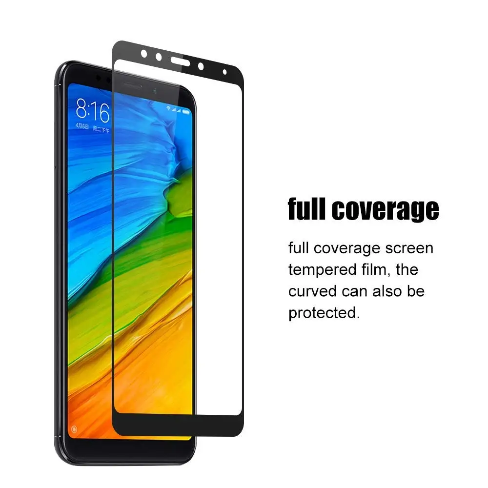 Закаленное стекло для Xiaomi Redmi 5 5A Plus Note Pro Prime защита экрана полное покрытие на A