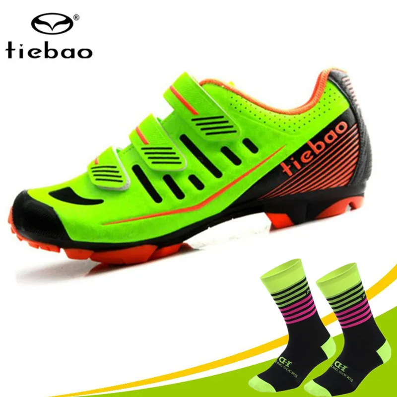 

Tiebao Cycling Shoes 2019 Professional Mountain Bike Self-lock Shoes Wear-resistant sapatilha ciclismo mtb Bicycle men Sneakers
