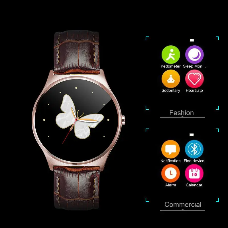 Men Sport Steel Bluetooth Wrist font b Smartwatch b font Heart Rate Monitor Remote Camera Clock