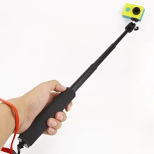 For Xiao yi Waterproof Monopod Tripod Extendable Handheld Aluminum Pole for GoPro Hero 4 3 SJ4000 sports camera Accessories