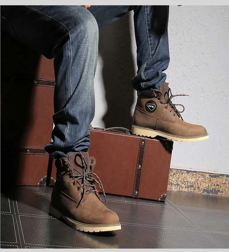 ARCX ботинки в байкерском стиле; повседневные ботинки; модные ветрозащитные ботинки из натуральной кожи; L52701