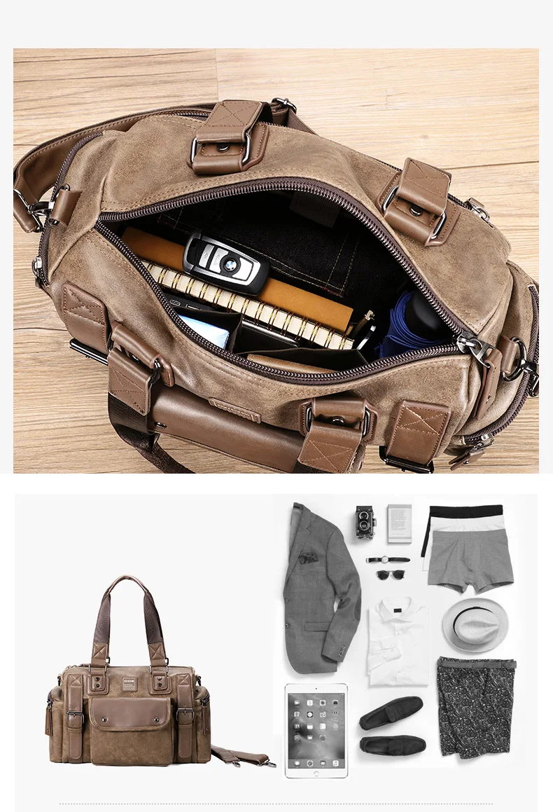 DIDE сумка-мессенджер мужская кожаная сумка через плечо для мужчин Дизайнерские Сумки Большая Вместительная деловая дорожная сумка высокого качества