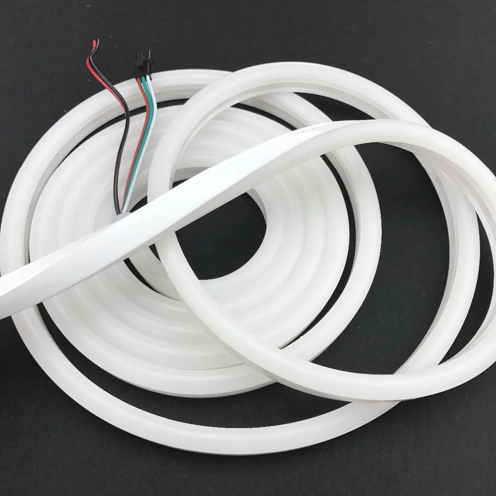 10 мм * 15 м/3 м DC5V светодиодная Неоновая Гибкая Пиксельная лампа RGB полноцветная 60