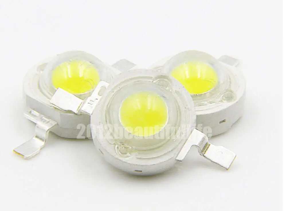 

10/50/100/1000pcs 3W bridgelux 45mil Cool White 6000-6500K High Power Led Beads 700mA