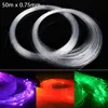 Plastic Fiber Optic Cable End Glow 50mx0.75mm/1.0mm PMMA Led Light Clear DIY For LED Star Ceiling Light Drop Shipping ► Photo 1/6