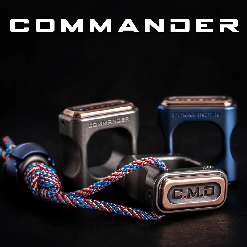 

Commander Titanium Material New EDC Self-defense Equipment Multi-function Self-defense Tools