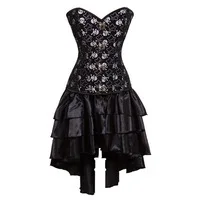 Corset dress corpetes e espartilhos para festa espartilhos corset corselet latex waist cincher korsett for women corsetto korse