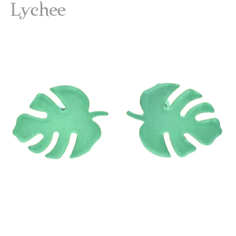 Lychee Life 50 шт. зеленые листья скрапбукинг брадсы фотоальбом ручной работы