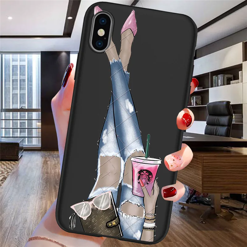 Для iPhone X XR XS Max 5 5S SE 6 6S 7 8 One Plus 5 5T 7 Pro Oneplus 6 6Tphone чехол для телефона Funda Coque Etui Fashion Woman