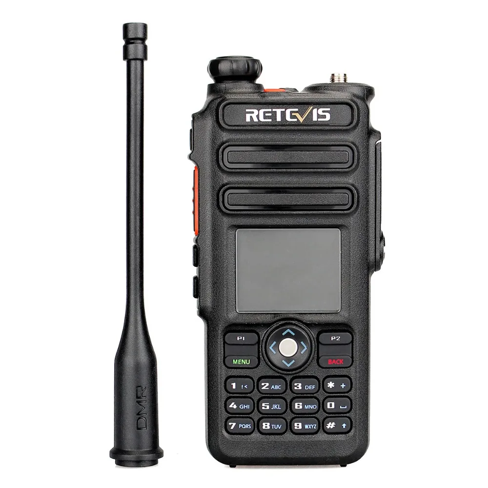 Retevis RT82 GPS Двухдиапазонная DMR радиостанция цифровая рация DCDM TDMA IP67