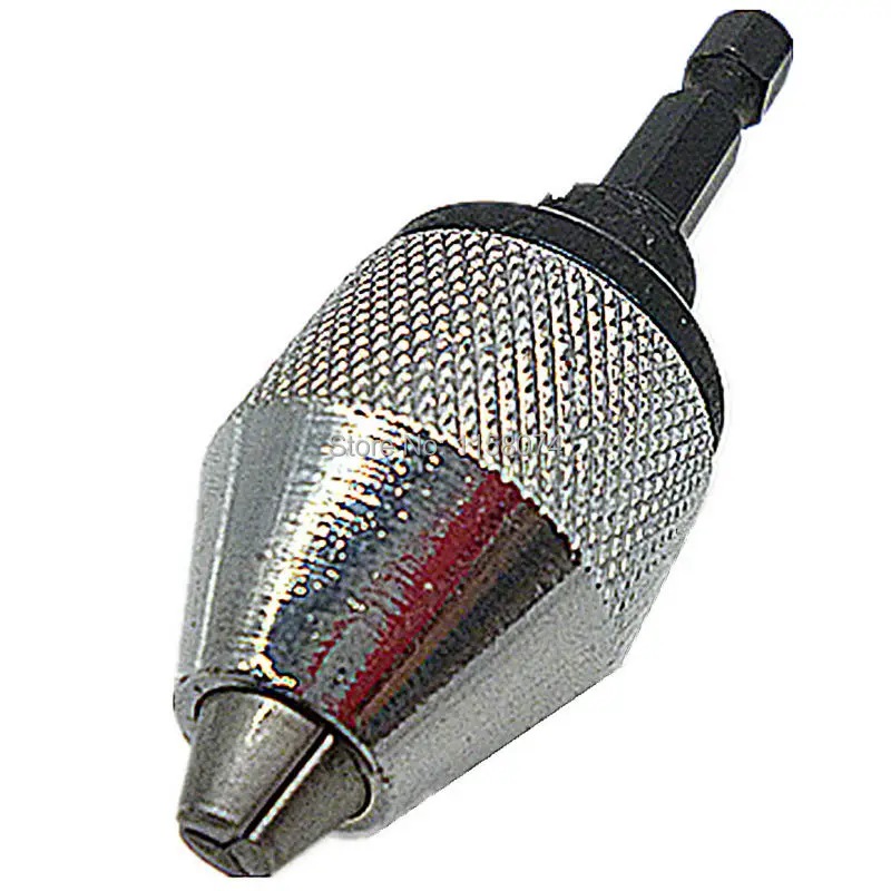 Keyless Drill Bit Chuck Quick Change Adapter Converter Hex Shank