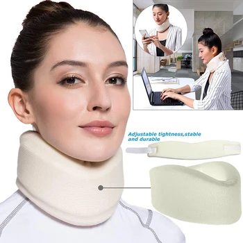 

Unisex Soft Foam Neck Brace Support Cervical Collar Strain Back Whiplash Pain Relief Posture Corrector Neck Care Toiletry Kits