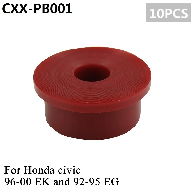 10pcs Engine Swap Mount Bracket Bushing Inserts Kit Replacement Polyurethane Fit for Honda civic 96-00 EK and 92-95 EG CXX-PB001