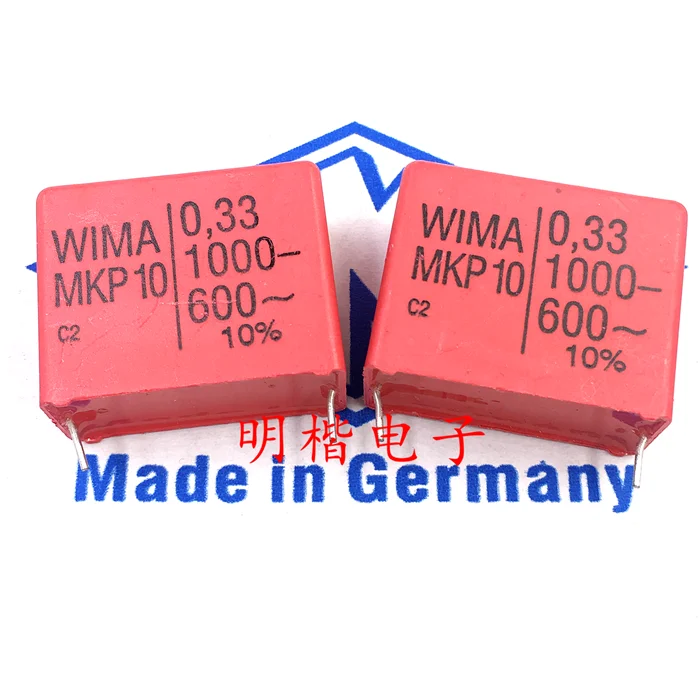 10 шт./30 шт. WIMA немецкий конденсатор MKP10 1000 В 0 33 мкФ 1000V334 330нф шаг 27 5 мм Бесплатная