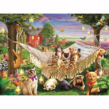 

100% Full DIY 5D Diamond Painting Animals Summer Party Cross Stitch Diamond Embroidery Patterns rhinestones Diamond Mosaic