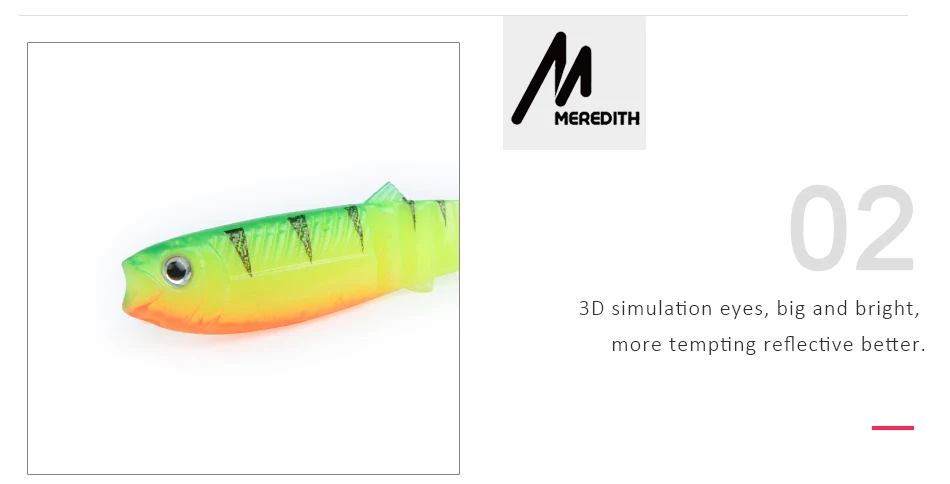 MEREDITH, 5 шт., 10,5 г, 10 см, приманки для рыбалки, мягкие приманки для рыбалки, мягкие приманки, приманки для ловли рыбы, JX62-10