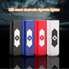 Creative small Rechargeable USB Windproof flameless electric Electronic charging Cigarette lighter Smokeless Super lighters man ► Photo 3/6