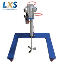 U-shaped Four Wheels Pneumatic Lifting Ink Mixer / Explosion-proof Mixer For Ink,Paint printing ink mixer ea500b air operated ink mixer 215 l min pneumatic paint mixing machine