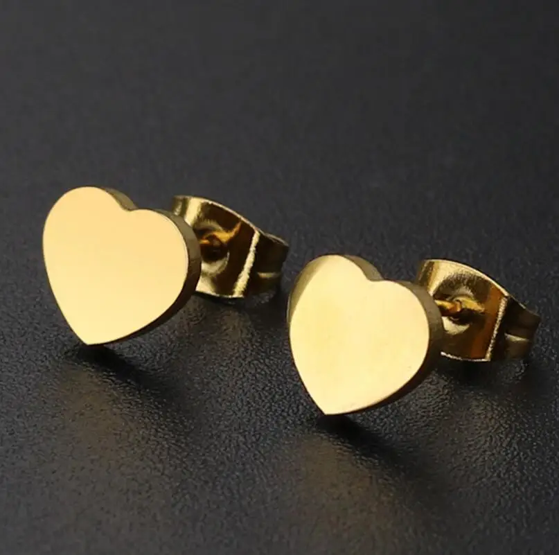 Yiustar модный браслет Сердце Браслеты для женщин крошечное сердце открытые браслеты для девочек ювелирные изделия из нержавеющей стали подарки - Окраска металла: gold