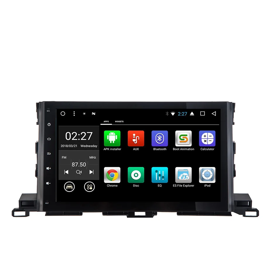 Sale Asvegen 10.2 inch Android 7.1 Quad Core Car Auto WIFI Radio Multimedia Player GPS Navigation For Toyota HIGHLANDER 2015 1