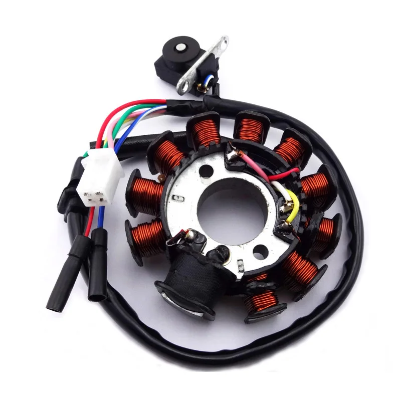 XLJOY 11 полюсные катушки Магнитный статор зажигания для GY6 125 150cc мопед скутер