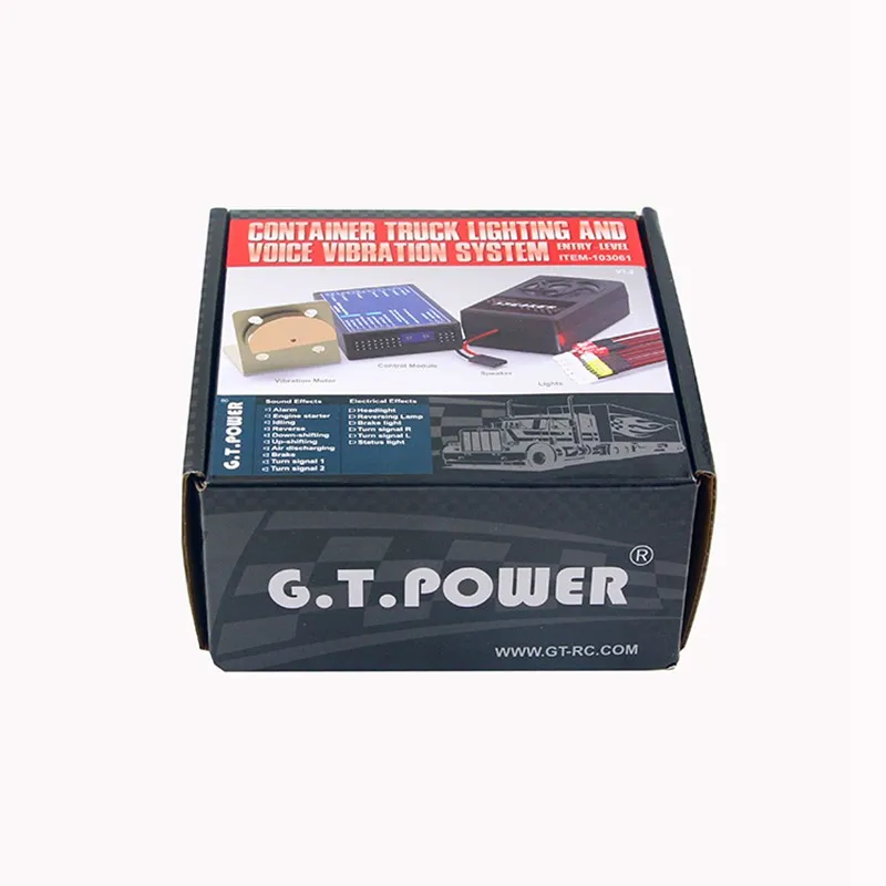 

G.T.POWER Container Truck Lighting and Voice Vibration System for RC trucks cars