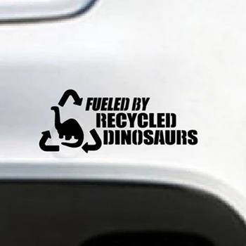 Funny 4x4 Off Road Art Decor Car Decals Die Cut Vinyl Sticker - Fueled By Recycled Dinosaurs Removable Decals Car Window Decor 1