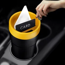 Newest Car Multi Functional Storage Simple Design Bucket Storage Box Storage Tube Car Tissue Box Car Trash Can For Car Supplies
