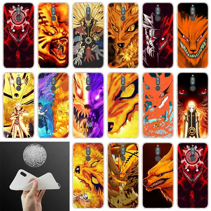 

case the nine tailed fox fangs red eyes naruto For Huawei Mate 20 10 Lite 20 pro s Nova 3 4 3i y9 y6 y5 y7 pro 2019 2018 2017