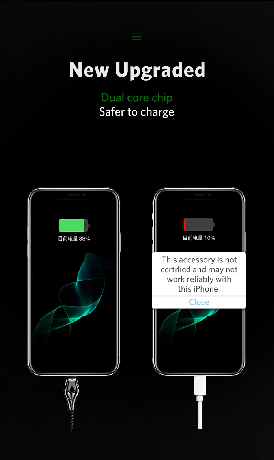 Benks Lightning Cable 8 Pin For Apple iPhone X 10 8 7 6s 5 Plus Se IOS 9 10 3A Fast Charging Cables Snake Shape USB Cable 1 (10)