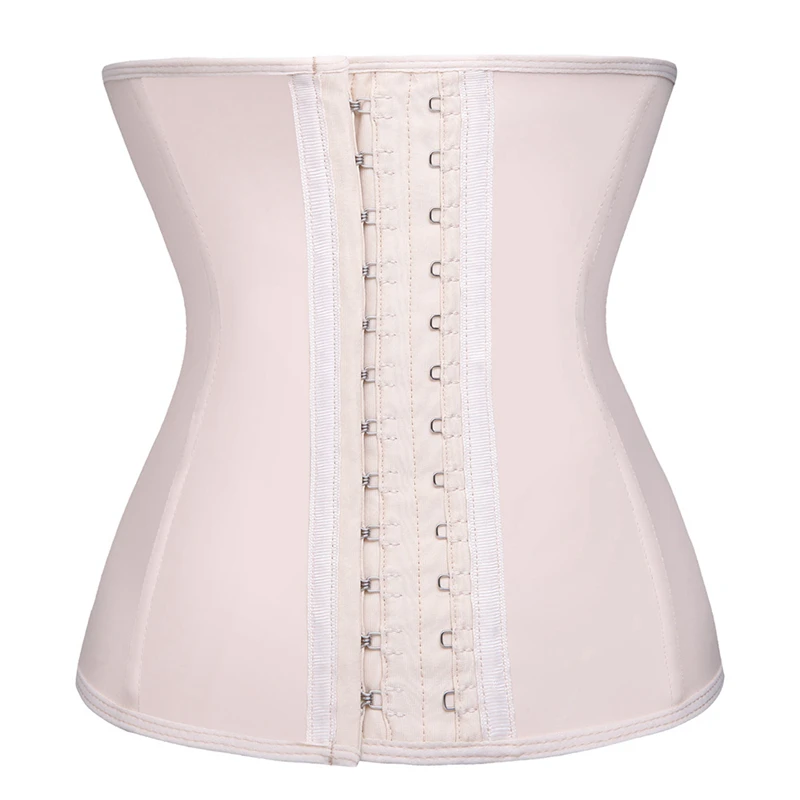 

4 Sprial Steel Boned Latex Waist Women Sexy Corsets and Bustiers Big Size Corsets Steampunk Party bondage gothic white corset