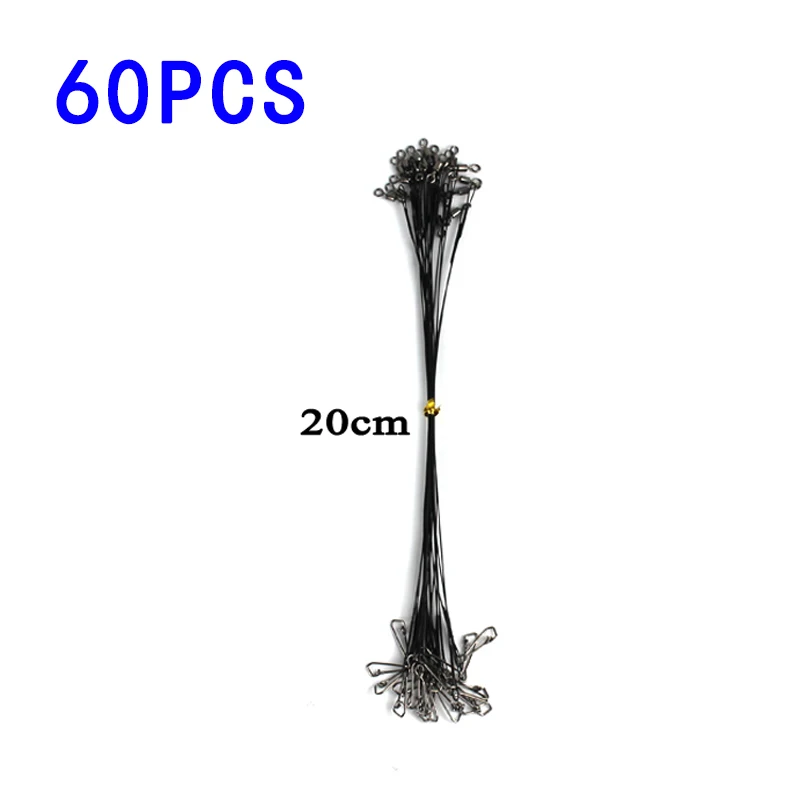 20cm 20xFishing приманки лидер нержавеющая леска, подпасок комплект спиннинг Щука линия 16/23/31 см - Цвет: 20cm