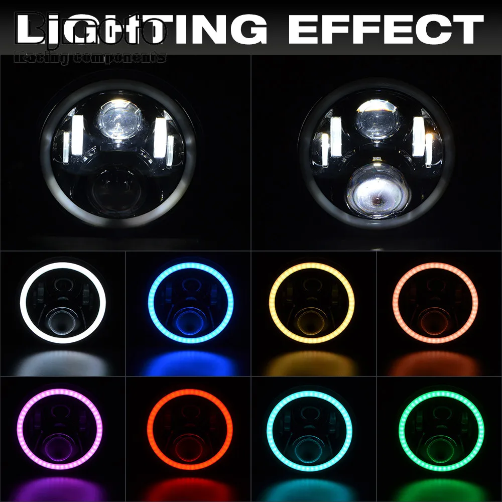 RGB H4 H13 Автомобильные фары 60 Вт/4200LM дальнего света 30 Вт/2400LM ближнего светодиодные
