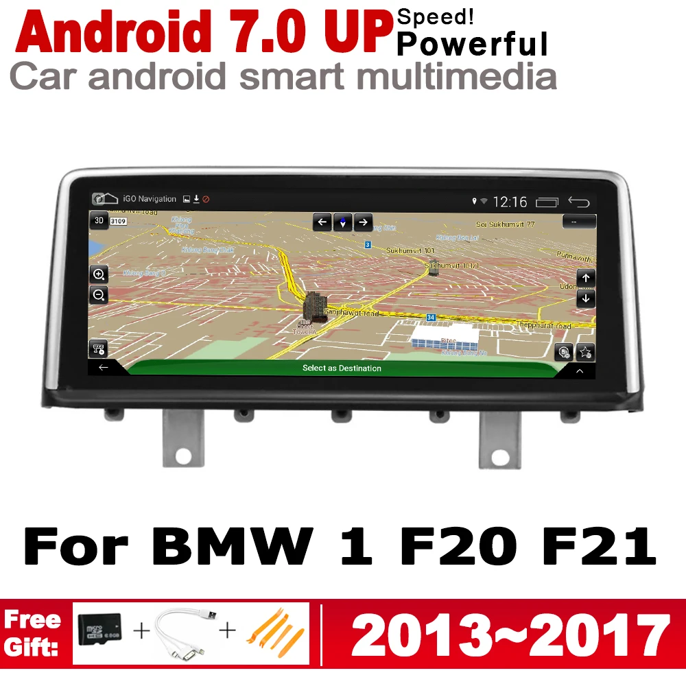 

For BMW 1 F20 F21 2013~2017 NBT Android 7.0 up IPS HD Screen Stereo car player original Style Autoradio gps WiFIi navigation