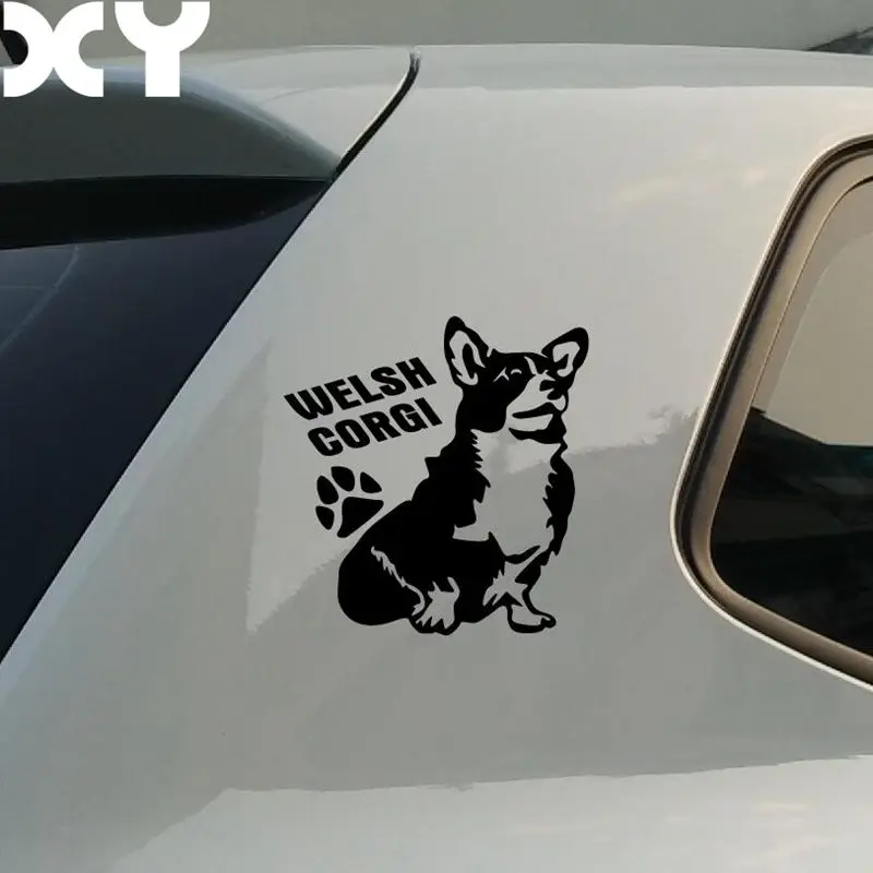 

Welsh Corgi Stickers And Vinyl Decals Dog Stickers Funny Cute Automobiles Sticker Drop Shipping