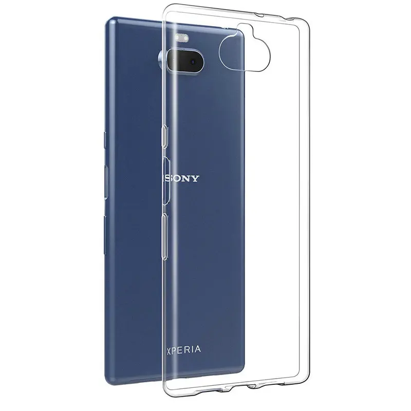 

for Sony Xperia 10 I3113 I4113 I4193 I3123 Transparent Silicon Case for Sony Xperia 10 Plus Soft Phone Back Cover Case>